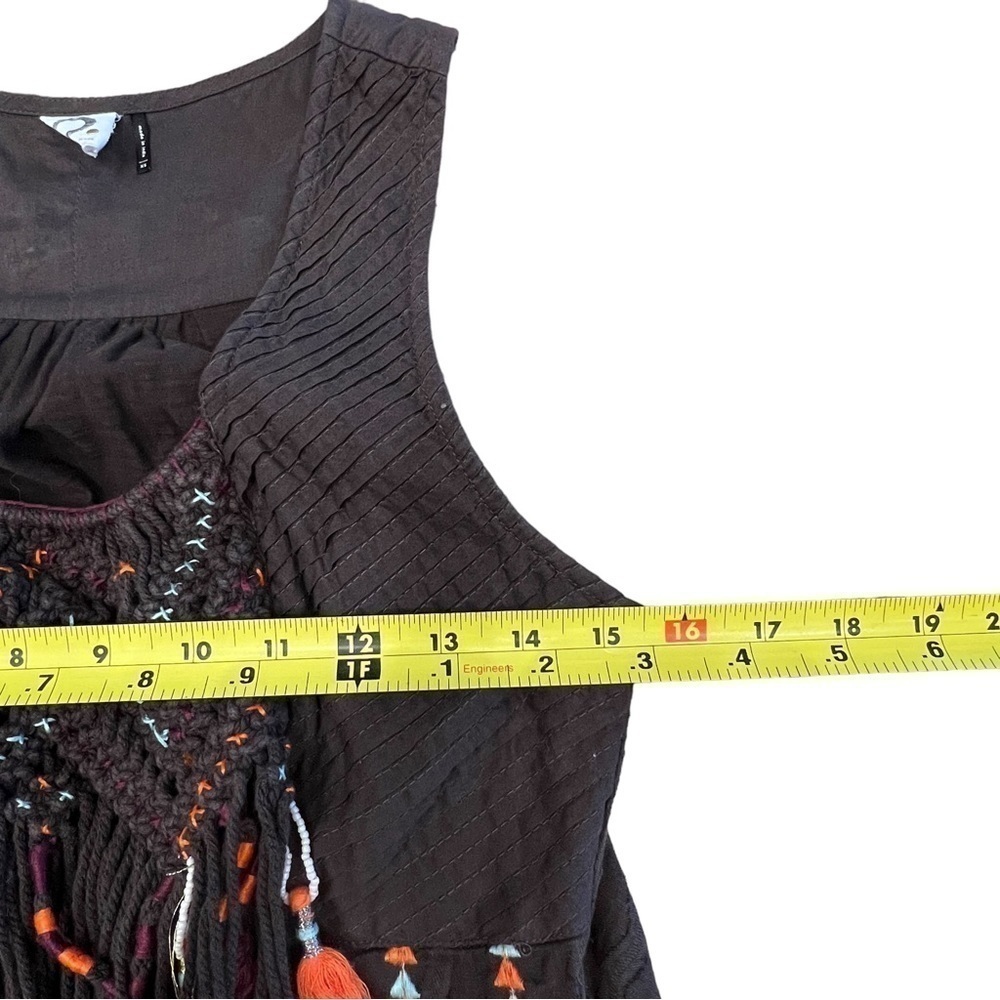 Akemi + Kin “Rigmarole” Boho Top, Size X Small - Picture 15 of 16